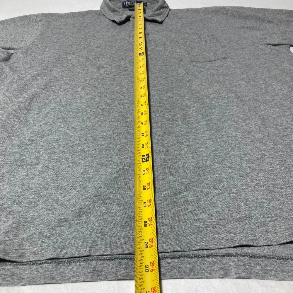 Polo Ralph Lauren Soft Touch Cotton‎ Polo Shirt Gray Men's Size XL